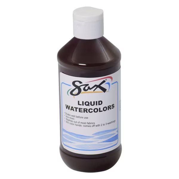 Liquid Washable Watercolor Paint, 8 Ounces, Pink, Sax, Mfr#: 1567849